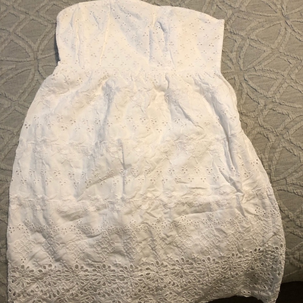 white summer dress